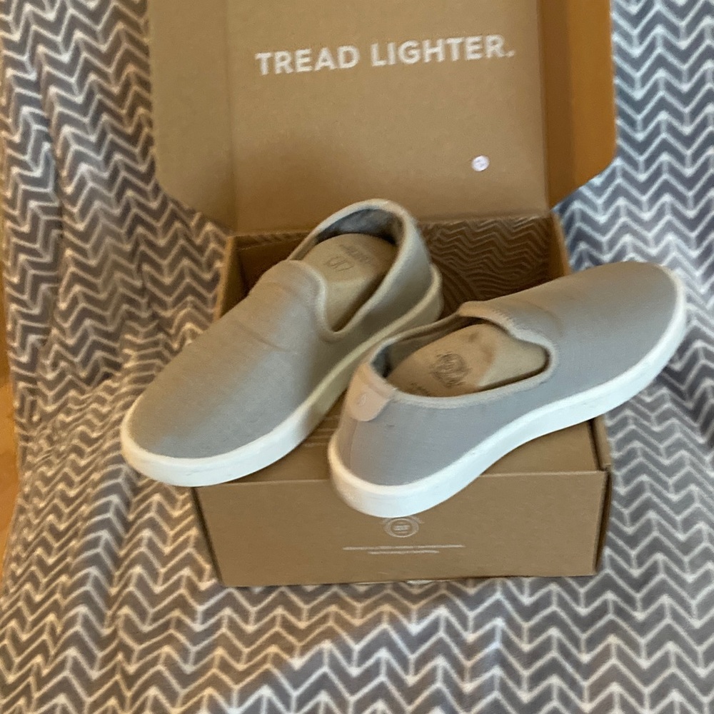 Allbirds Light Gray Slip-On Athletic Shoes